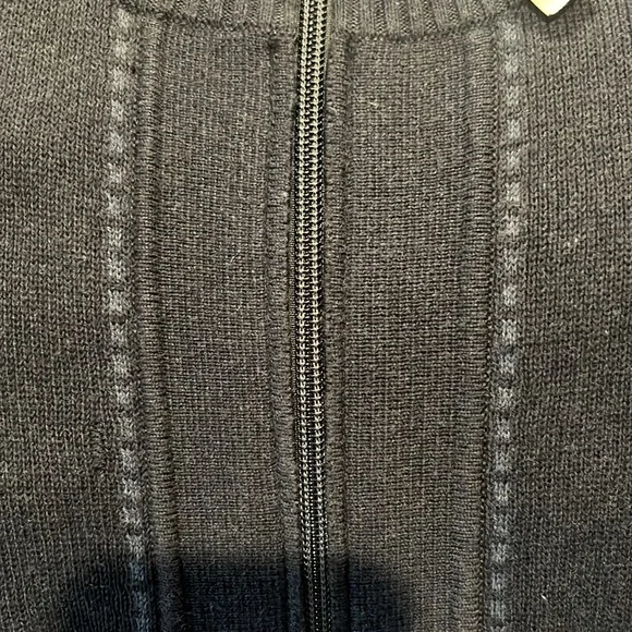 Alex Cannon full zip navy blue sweater - Picture 4 of 4
